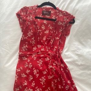 Reformation wrap dress